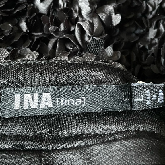 Ina applique 3D Floral Tulle Circle Skirt black 18747 - Picture 7 of 9